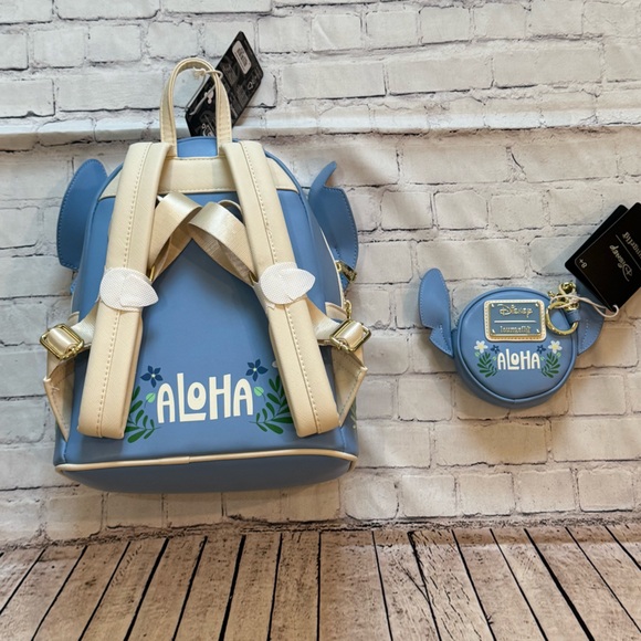New Loungefly Stitch Mini Backpack and Coin Purse main image 10